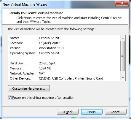 Centos install vmware tools